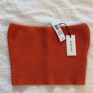 Babaton Sculpt Knit Cropped (Orange)
